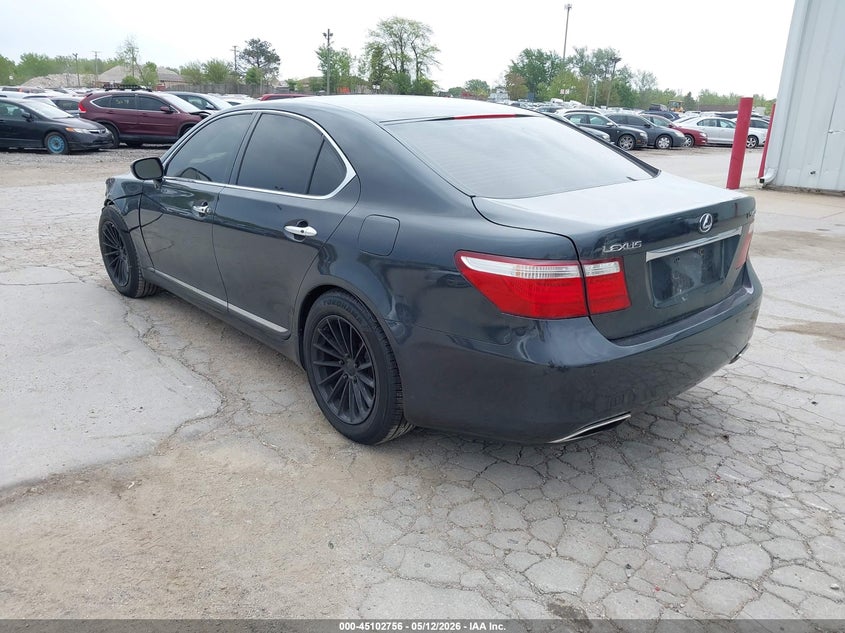 2007 Lexus Ls 460 VIN JTHBL46F975032945 IAAI salvage auction — LEFT FRONT, Salvage (Illinois), sold $1,650 on 2026-07-28 (photo 3)