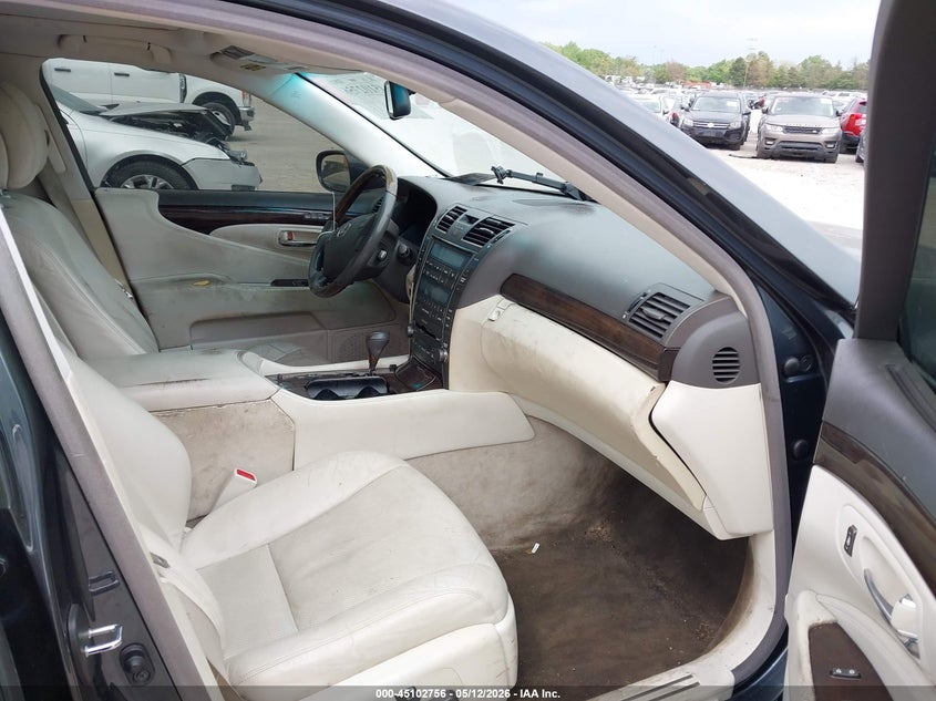 2007 Lexus Ls 460 VIN JTHBL46F975032945 IAAI salvage auction — LEFT FRONT, Salvage (Illinois), sold $1,650 on 2026-07-28 (photo 5)