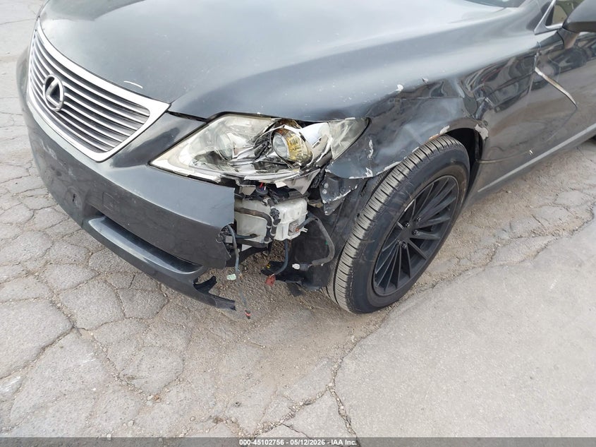 2007 Lexus Ls 460 VIN JTHBL46F975032945 IAAI salvage auction — LEFT FRONT, Salvage (Illinois), sold $1,650 on 2026-07-28 (photo 6)