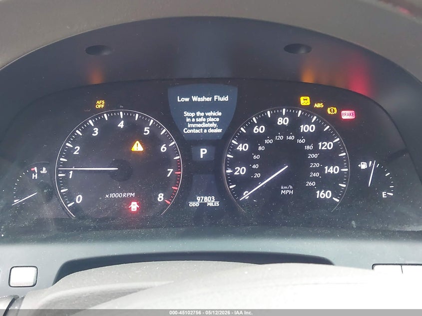 2007 Lexus Ls 460 VIN JTHBL46F975032945 IAAI salvage auction — LEFT FRONT, Salvage (Illinois), sold $1,650 on 2026-07-28 (photo 7)