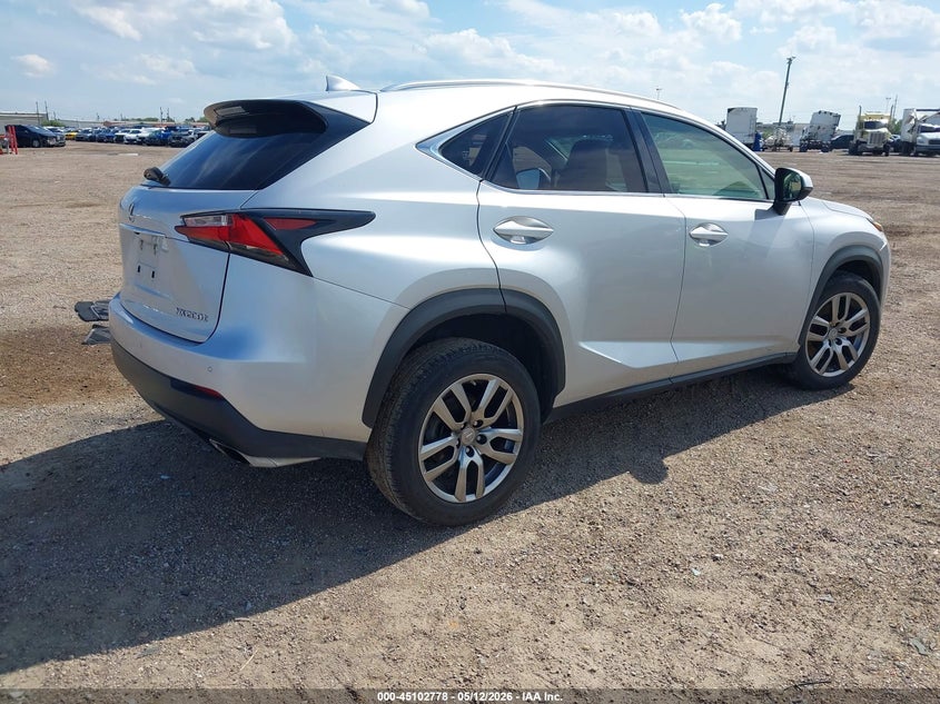 2015 Lexus Nx VIN JTJYARBZ0F2020033 IAAI salvage auction — FRONT END, Original (Texas), sold $5,150 on 2026-07-29 (photo 4)