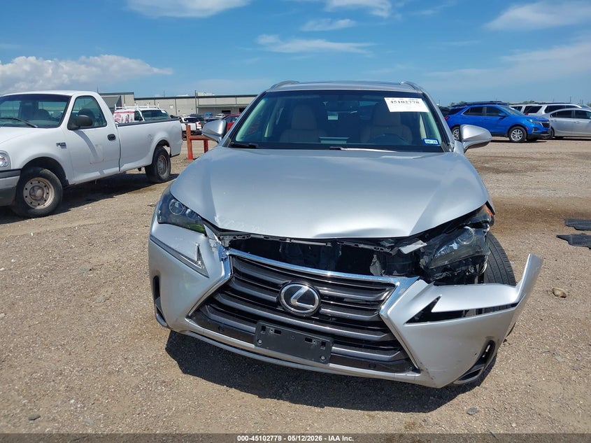 2015 Lexus Nx VIN JTJYARBZ0F2020033 IAAI salvage auction — FRONT END, Original (Texas), sold $5,150 on 2026-07-29 (photo 6)