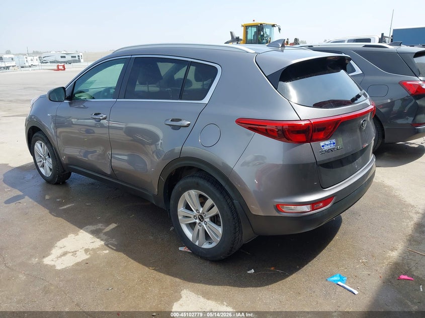 2017 Kia Sportage VIN KNDPMCAC7H7267197 IAAI salvage auction — THEFT, Salvage (Iowa), sold $2,550 on 2026-07-09 (photo 3)
