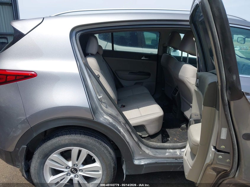 2017 Kia Sportage VIN KNDPMCAC7H7267197 IAAI salvage auction — THEFT, Salvage (Iowa), sold $2,550 on 2026-07-09 (photo 8)