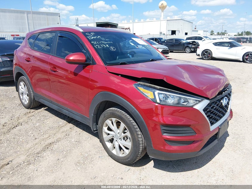 2021 Hyundai Tucson VIN KM8J33A45MU327907 IAAI salvage auction — FRONT END, Original (Texas), sold $3,850 on 2026-07-30 (photo 1)