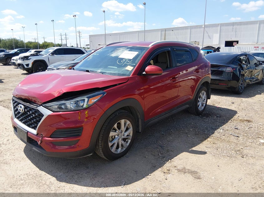 2021 Hyundai Tucson VIN KM8J33A45MU327907 IAAI salvage auction — FRONT END, Original (Texas), sold $3,850 on 2026-07-30 (photo 2)
