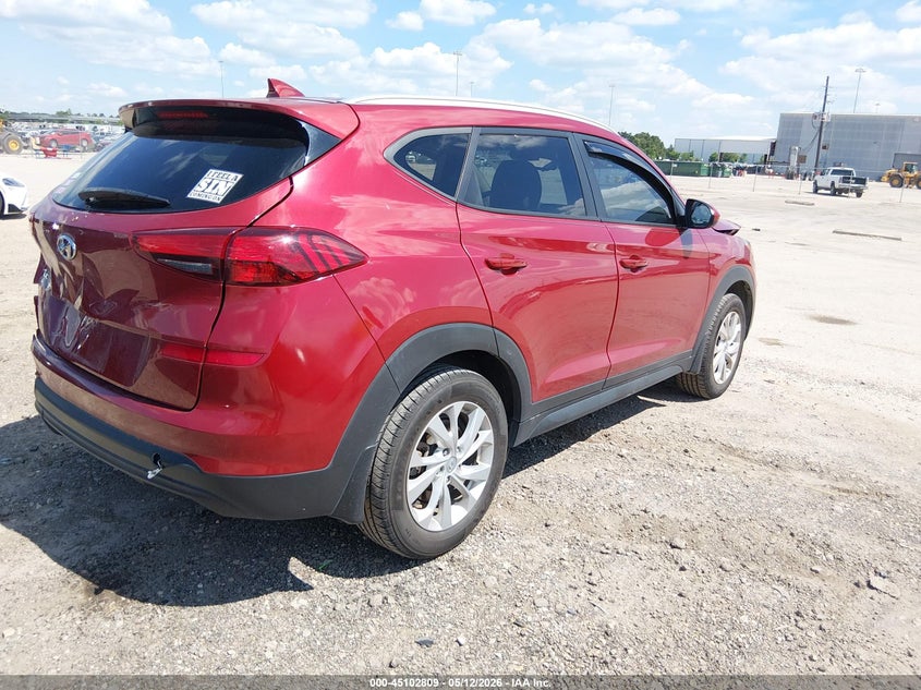 2021 Hyundai Tucson VIN KM8J33A45MU327907 IAAI salvage auction — FRONT END, Original (Texas), sold $3,850 on 2026-07-30 (photo 4)