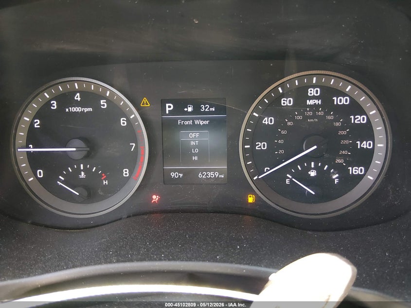 2021 Hyundai Tucson VIN KM8J33A45MU327907 IAAI salvage auction — FRONT END, Original (Texas), sold $3,850 on 2026-07-30 (photo 7)
