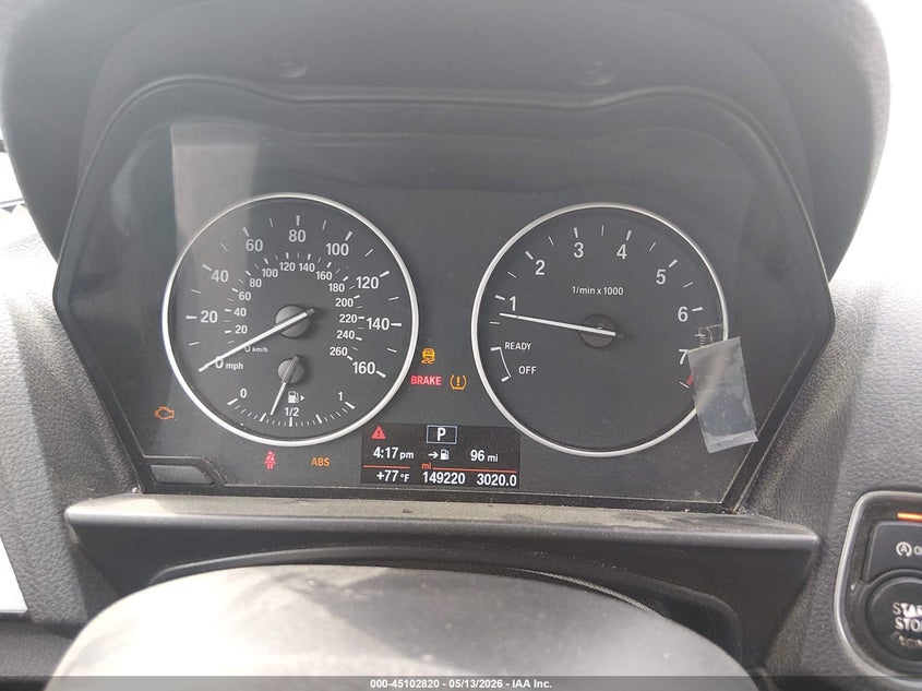 2015 BMW VIN WBA1F7C50FVX95692 IAAI salvage auction — RIGHT FRONT, Salvage (New Jersey), sold $925 on 2026-07-27 (photo 7)