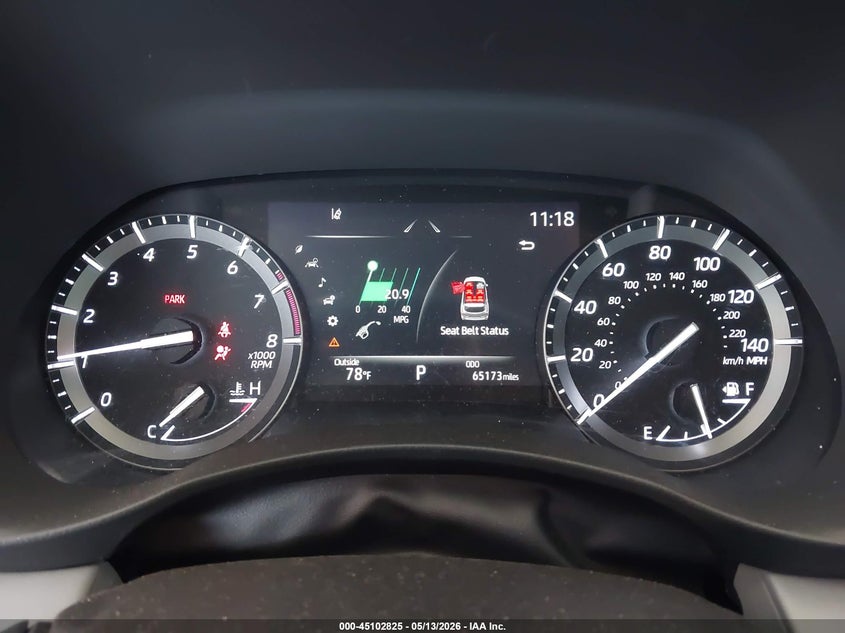 2021 Toyota Highlander VIN 5TDGZRAH0MS533269 IAAI salvage auction — LEFT SIDE, Original (Texas), sold $17,000 on 2026-07-21 (photo 7)