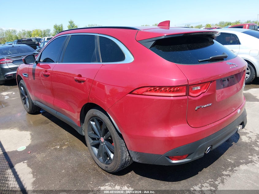 2018 Jaguar F-pace VIN SADCK2EV6JA251161 IAAI salvage auction — RIGHT REAR, Salvage (Ohio), sold $5,725 on 2026-07-14 (photo 3)
