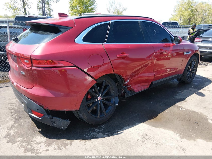 2018 Jaguar F-pace VIN SADCK2EV6JA251161 IAAI salvage auction — RIGHT REAR, Salvage (Ohio), sold $5,725 on 2026-07-14 (photo 4)