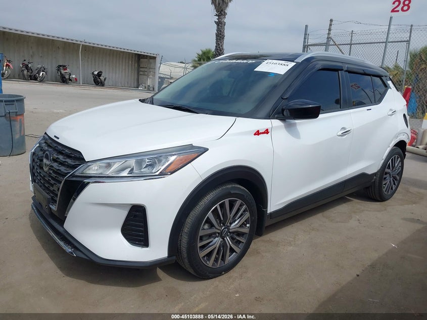2023 Nissan Kicks VIN 3N1CP5CV5PL551957 IAAI salvage auction — REAR END, Salvage (California), sold $3,975 on 2026-07-09 (photo 2)