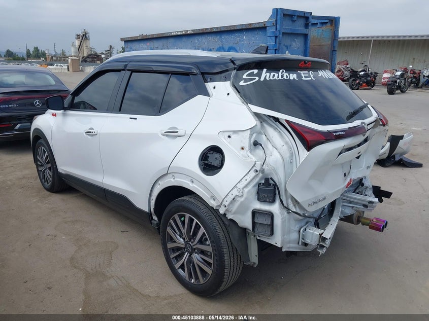 2023 Nissan Kicks VIN 3N1CP5CV5PL551957 IAAI salvage auction — REAR END, Salvage (California), sold $3,975 on 2026-07-09 (photo 3)