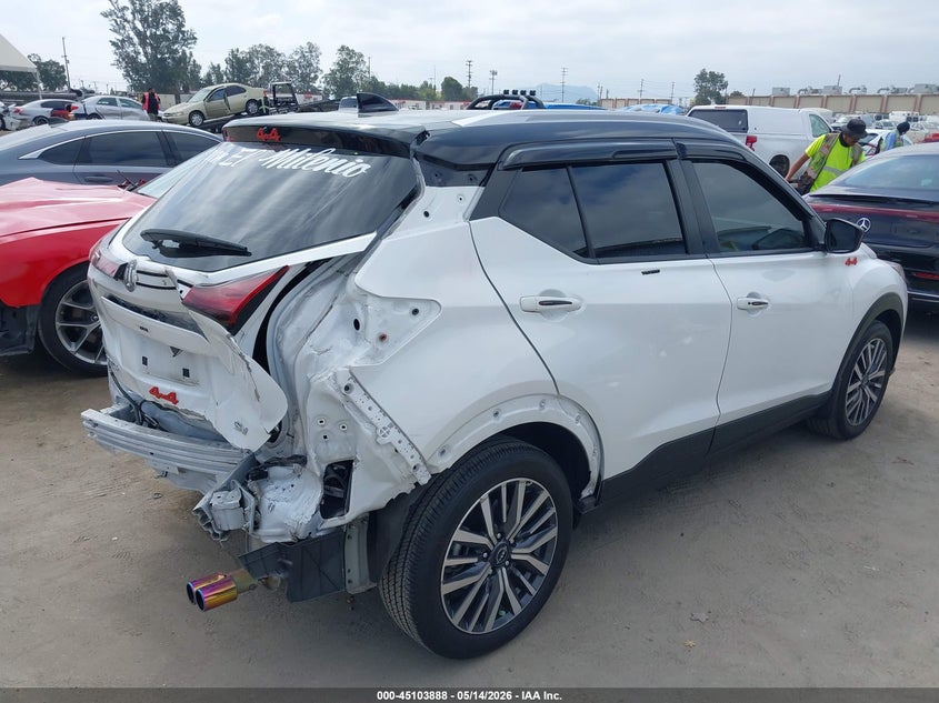 2023 Nissan Kicks VIN 3N1CP5CV5PL551957 IAAI salvage auction — REAR END, Salvage (California), sold $3,975 on 2026-07-09 (photo 4)