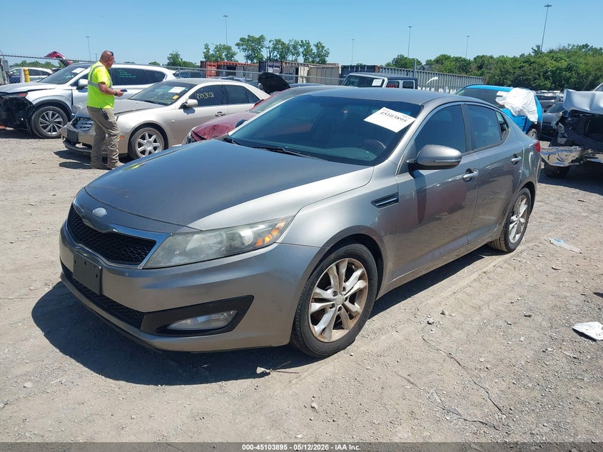 2013 Kia Optima VIN 5XXGM4A75DG224116 IAAI salvage auction — UNKNOWN, Salvage (Texas), sold $450 on 2026-07-30 (photo 2)