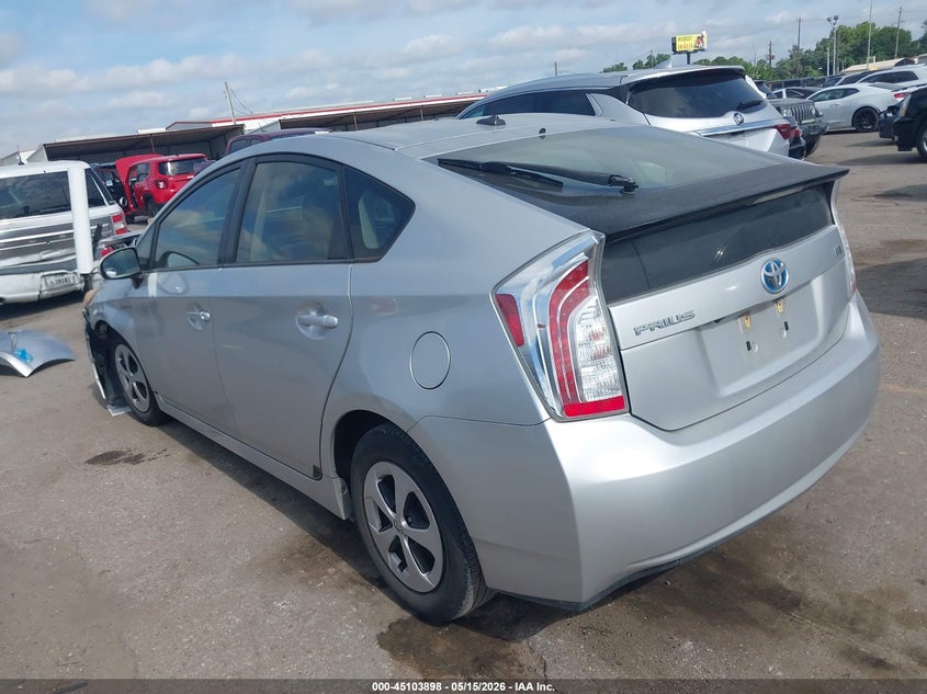 2012 Toyota Prius VIN JTDKN3DUXC5457687 IAAI salvage auction — FRONT END, Salvage (Texas), sold $675 on 2026-07-08 (photo 3)