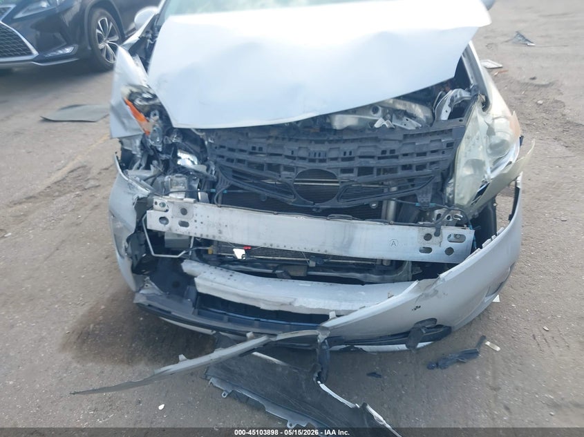 2012 Toyota Prius VIN JTDKN3DUXC5457687 IAAI salvage auction — FRONT END, Salvage (Texas), sold $675 on 2026-07-08 (photo 6)