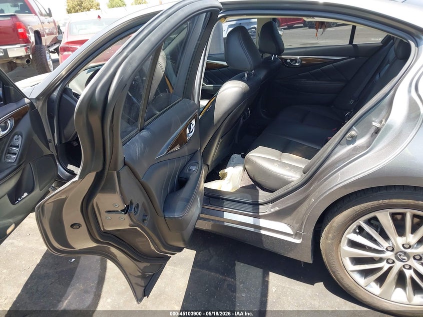 2019 Infiniti Q50 VIN JN1EV7AP9KM516805 IAAI salvage auction — LEFT FRONT, Salvage Certificate (California), sold $7,250 on 2026-07-10 (photo 8)