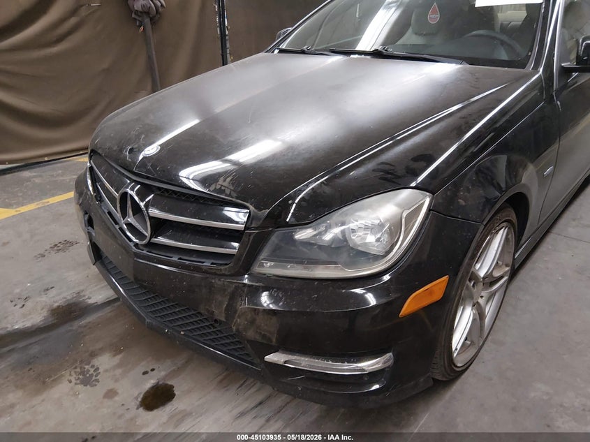 2012 Mercedes-benz C-klasse VIN WDDGJ4HB6CF911675 IAAI salvage auction — FRONT END, Salvage (Arizona), sold $950 on 2026-07-28 (photo 6)
