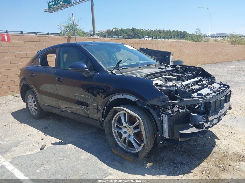 2022 Porsche Cayenne coupe VIN WP1BA2AY0NDA50188 IAAI salvage auction — THEFT, Salvage (California), sold $8,600 on 2026-08-17 (photo 1)