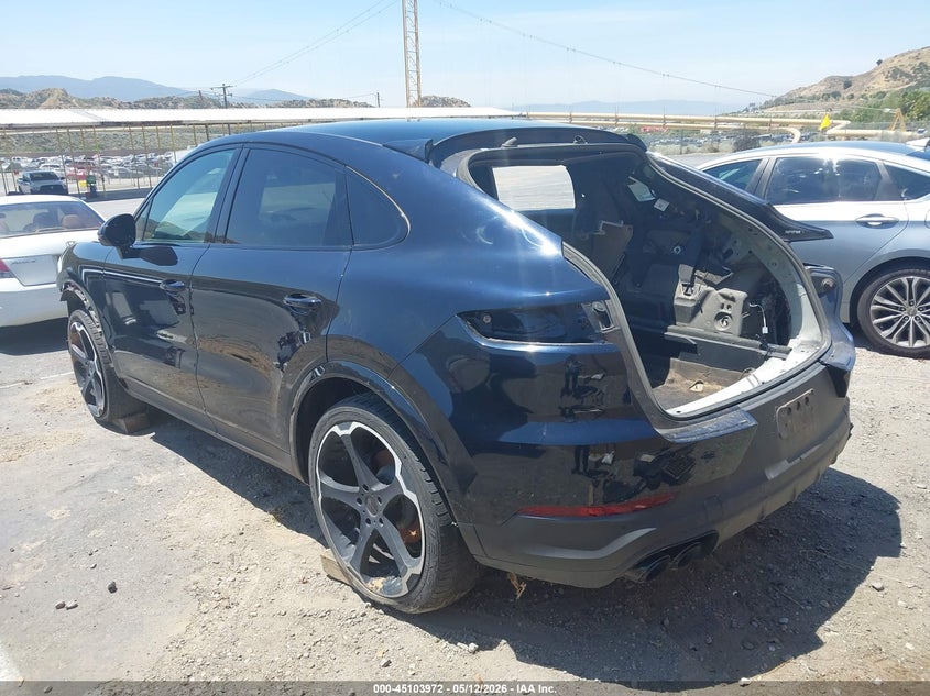 2022 Porsche Cayenne coupe VIN WP1BA2AY0NDA50188 IAAI salvage auction — THEFT, Salvage (California), sold $8,600 on 2026-08-17 (photo 3)