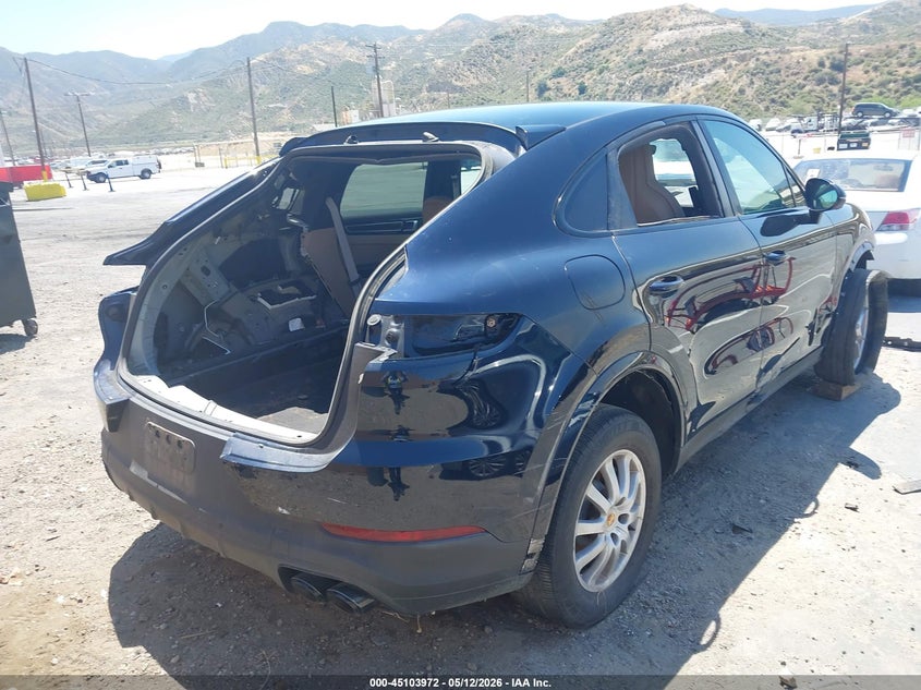 2022 Porsche Cayenne coupe VIN WP1BA2AY0NDA50188 IAAI salvage auction — THEFT, Salvage (California), sold $8,600 on 2026-08-17 (photo 4)