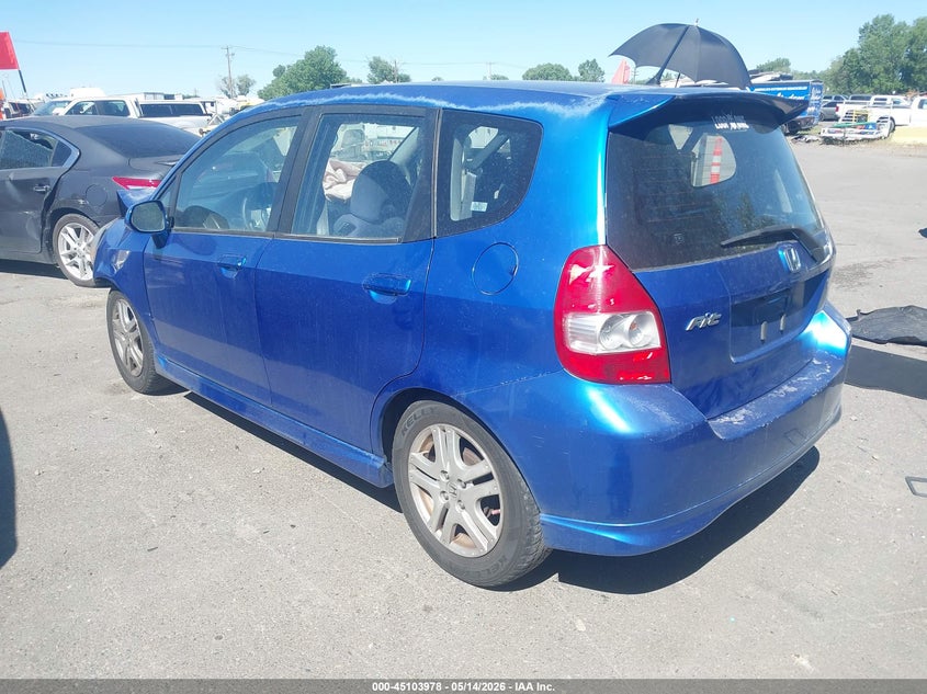 2008 Honda Fit VIN JHMGD38678S025862 IAAI salvage auction — FRONT END, Salvage (Utah), sold $275 on 2026-07-09 (photo 3)