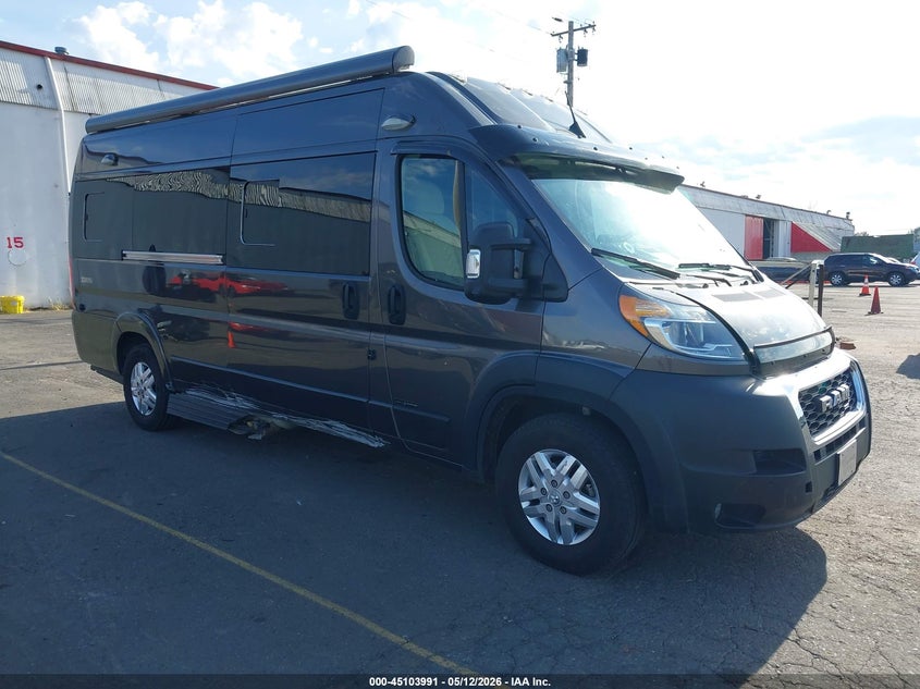 2022 Ram Promaster city VIN 3C6MRVJG4NE105727 IAAI salvage auction — RIGHT SIDE, Rebuilt (Washington), sold $23,550 on 2026-07-09 (photo 1)