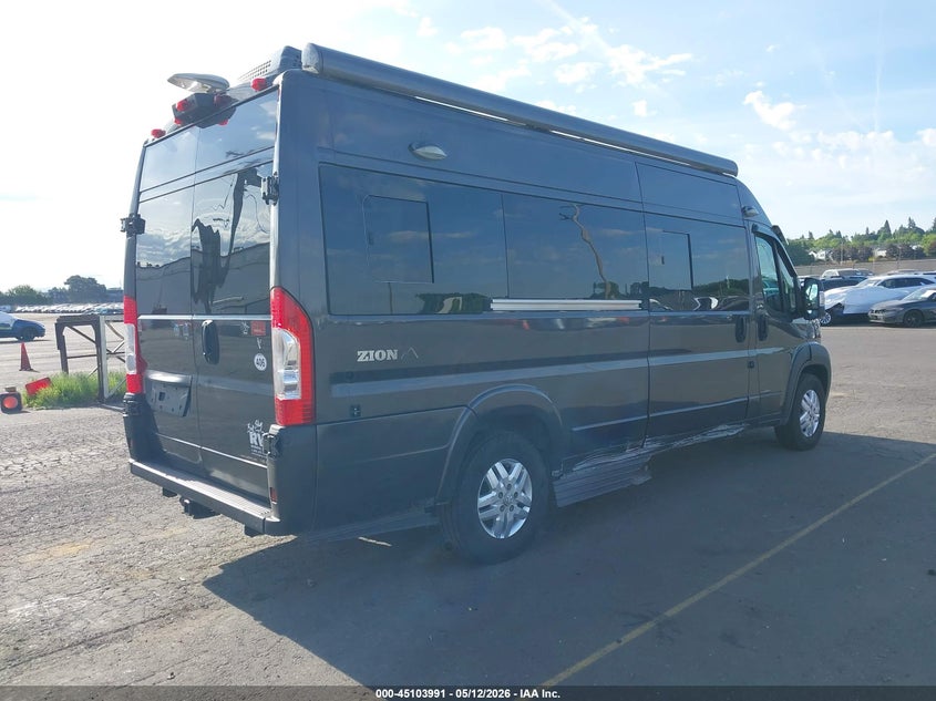 2022 Ram Promaster city VIN 3C6MRVJG4NE105727 IAAI salvage auction — RIGHT SIDE, Rebuilt (Washington), sold $23,550 on 2026-07-09 (photo 4)