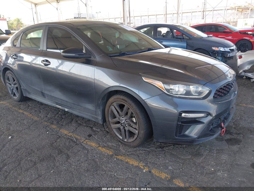2021 Kia Forte VIN 3KPF34AD3ME299250 IAAI salvage auction — SIDE, Salvage (California), sold $3,550 on 2026-07-22 (photo 1)