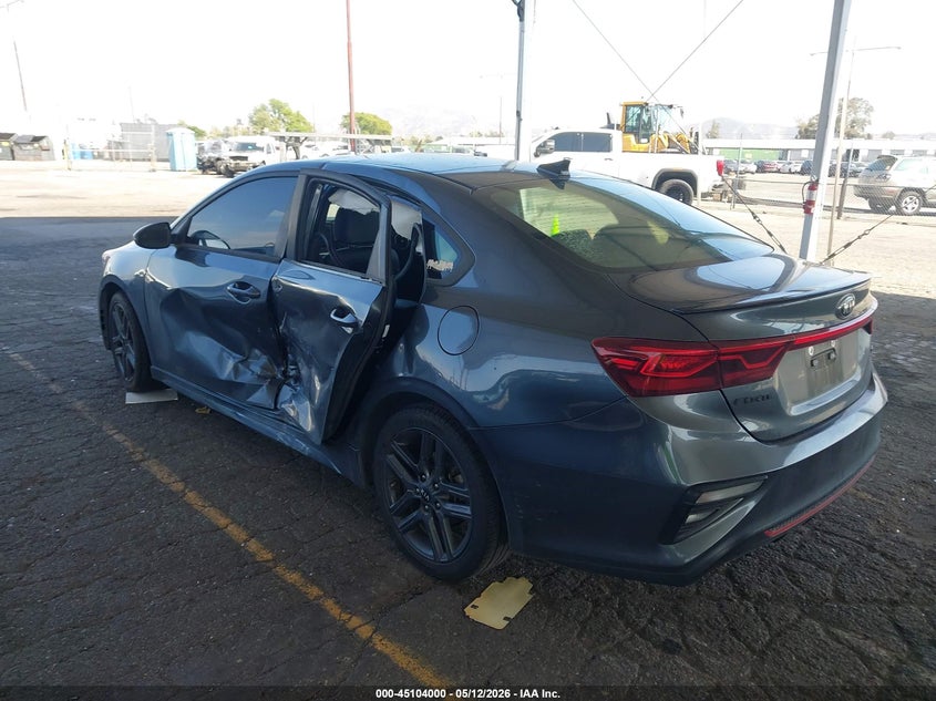 2021 Kia Forte VIN 3KPF34AD3ME299250 IAAI salvage auction — SIDE, Salvage (California), sold $3,550 on 2026-07-22 (photo 3)