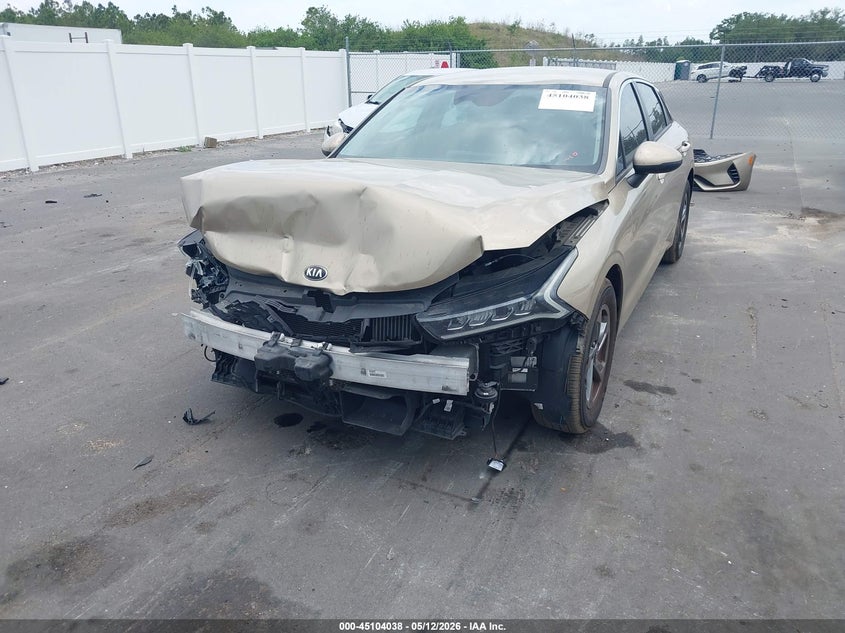 2021 Kia K5 VIN 5XXG14J21MG039123 IAAI salvage auction — FRONT END, Certificate Of Destruction (Florida), sold $2,400 on 2026-07-06 (photo 2)