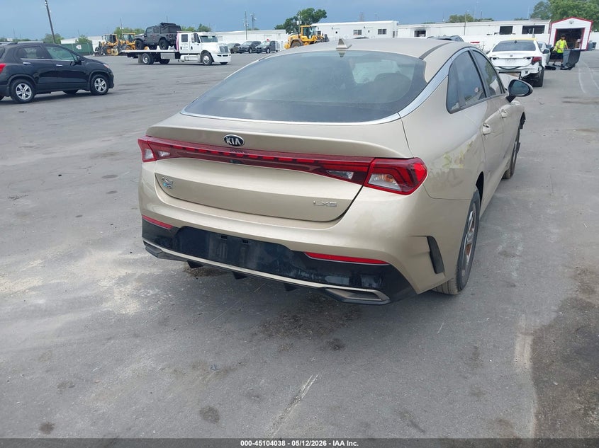2021 Kia K5 VIN 5XXG14J21MG039123 IAAI salvage auction — FRONT END, Certificate Of Destruction (Florida), sold $2,400 on 2026-07-06 (photo 4)