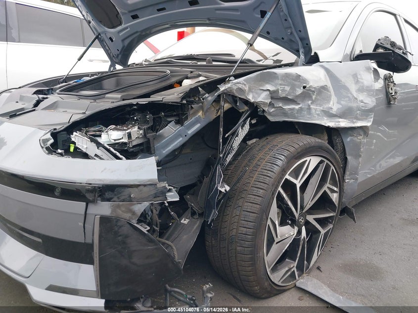 2023 Hyundai Ioniq 6 VIN KMHM54AA0PA044534 IAAI salvage auction — LEFT FRONT, Salvage Title, sold $4,250 on 2026-07-11 (photo 6)