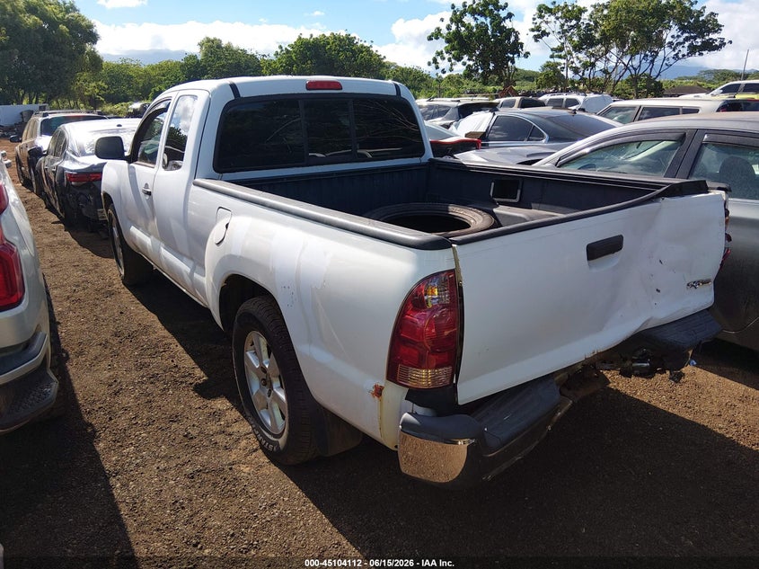 2005 Toyota Tacoma VIN 5TETX22N25Z070622 IAAI salvage auction — REAR END, Clear (Hawaii), sold $25 on 2026-07-28 (photo 3)