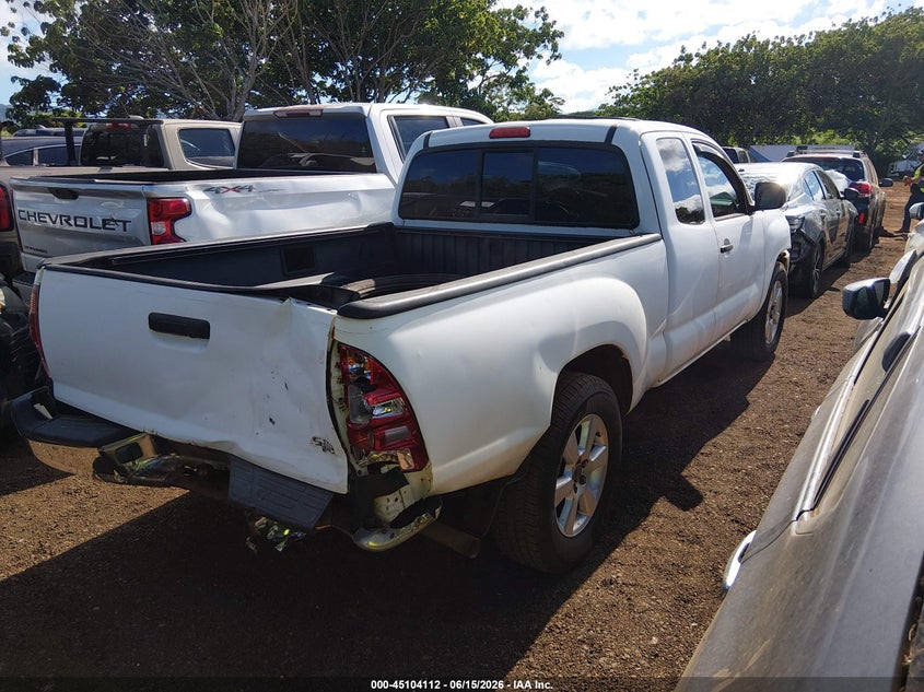 2005 Toyota Tacoma VIN 5TETX22N25Z070622 IAAI salvage auction — REAR END, Clear (Hawaii), sold $25 on 2026-07-28 (photo 4)