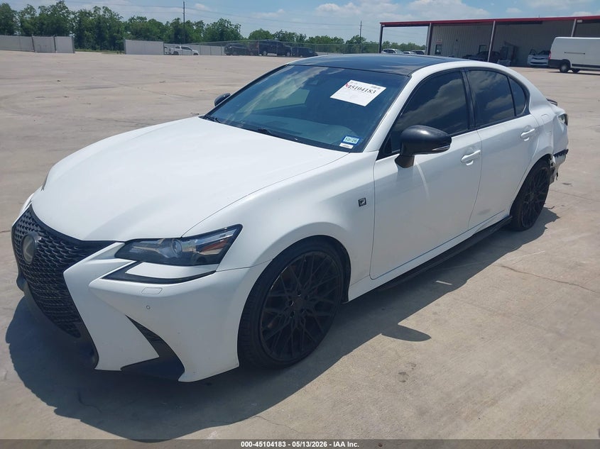 2019 Lexus Gs VIN JTHCZ1BL0KA010975 IAAI salvage auction — REAR END, Original (Texas), sold $8,700 on 2026-07-31 (photo 2)
