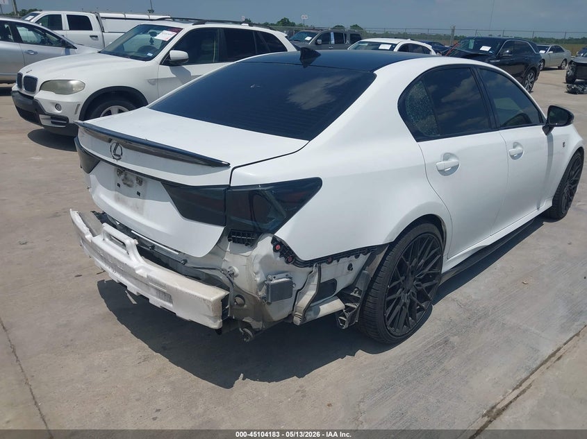 2019 Lexus Gs VIN JTHCZ1BL0KA010975 IAAI salvage auction — REAR END, Original (Texas), sold $8,700 on 2026-07-31 (photo 4)