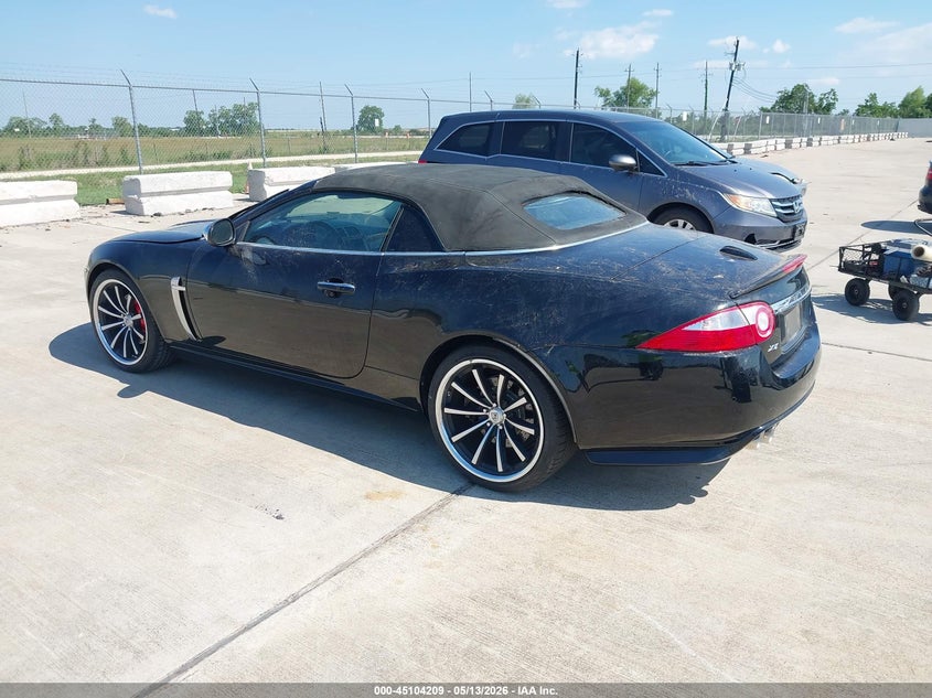 2009 Jaguar Xk series VIN SAJWA44B895B31594 IAAI salvage auction — HAIL, Original (Texas), sold $3,650 on 2026-07-24 (photo 3)