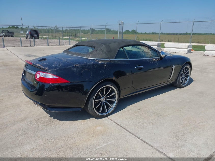 2009 Jaguar Xk series VIN SAJWA44B895B31594 IAAI salvage auction — HAIL, Original (Texas), sold $3,650 on 2026-07-24 (photo 4)