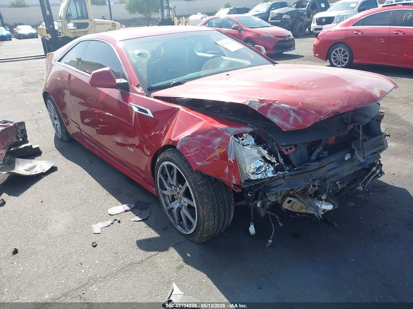 2011 Cadillac Cts-v VIN 1G6DV1EP8B0125946 IAAI salvage auction — FRONT END, Salvage Certificate (California), sold $9,125 on 2026-07-10 (photo 1)