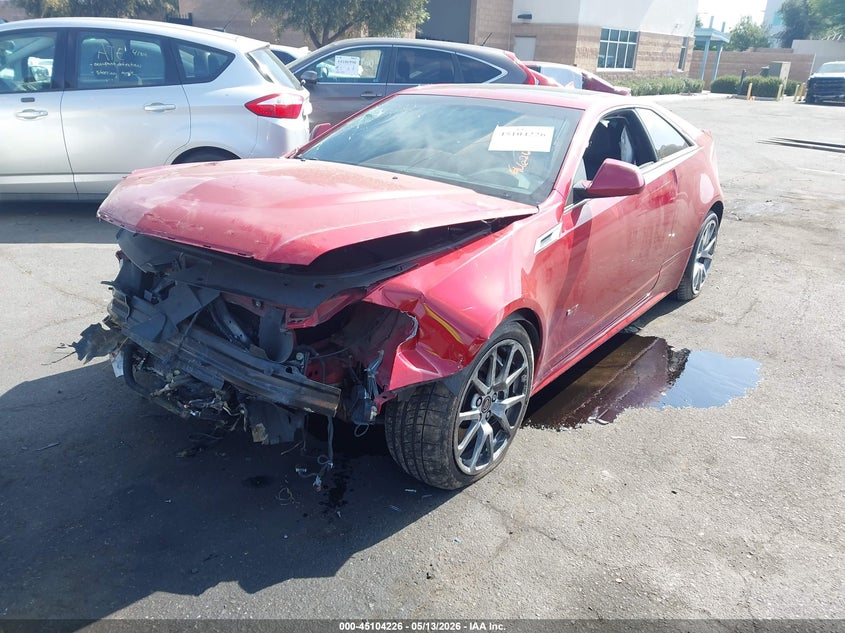 2011 Cadillac Cts-v VIN 1G6DV1EP8B0125946 IAAI salvage auction — FRONT END, Salvage Certificate (California), sold $9,125 on 2026-07-10 (photo 2)