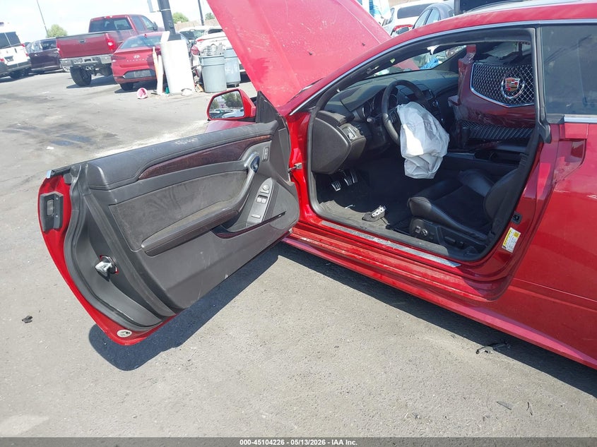 2011 Cadillac Cts-v VIN 1G6DV1EP8B0125946 IAAI salvage auction — FRONT END, Salvage Certificate (California), sold $9,125 on 2026-07-10 (photo 5)
