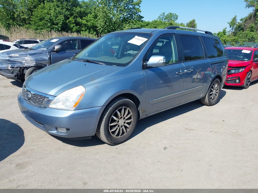 2012 Kia SEDONA VIN KNDMH4C71C6422595 IAAI salvage auction — NORMAL WEAR, Salvage Title, sold $250 on 2026-07-30 (photo 2)