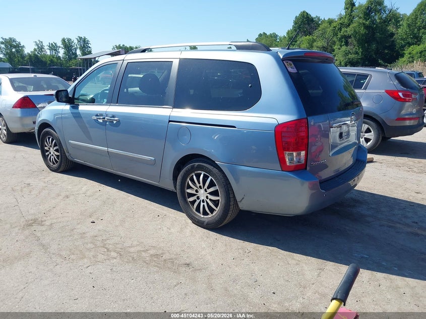 2012 Kia SEDONA VIN KNDMH4C71C6422595 IAAI salvage auction — NORMAL WEAR, Salvage Title, sold $250 on 2026-07-30 (photo 3)