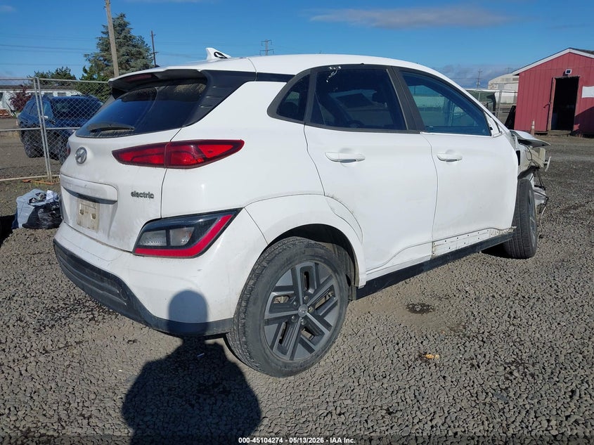 2022 Hyundai Kona VIN KM8K33AG9NU158619 IAAI salvage auction — RIGHT FRONT, Salvage (Oregon), sold $4,200 on 2026-07-16 (photo 4)