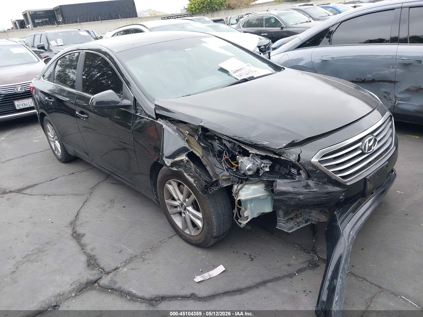 2017 Hyundai Sonata VIN 5NPE24AF0HH572887 IAAI salvage auction — RIGHT FRONT, Salvage Certificate (California), sold $1,350 on 2026-07-19 (photo 1)