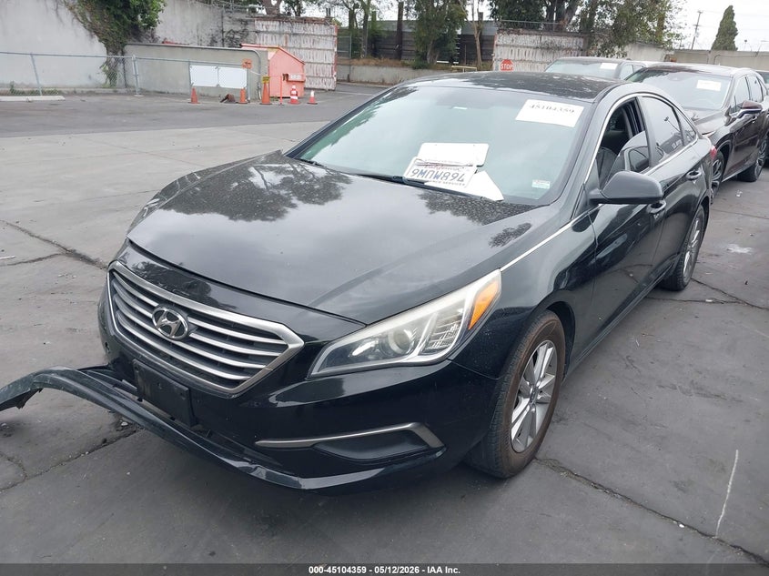 2017 Hyundai Sonata VIN 5NPE24AF0HH572887 IAAI salvage auction — RIGHT FRONT, Salvage Certificate (California), sold $1,350 on 2026-07-19 (photo 2)