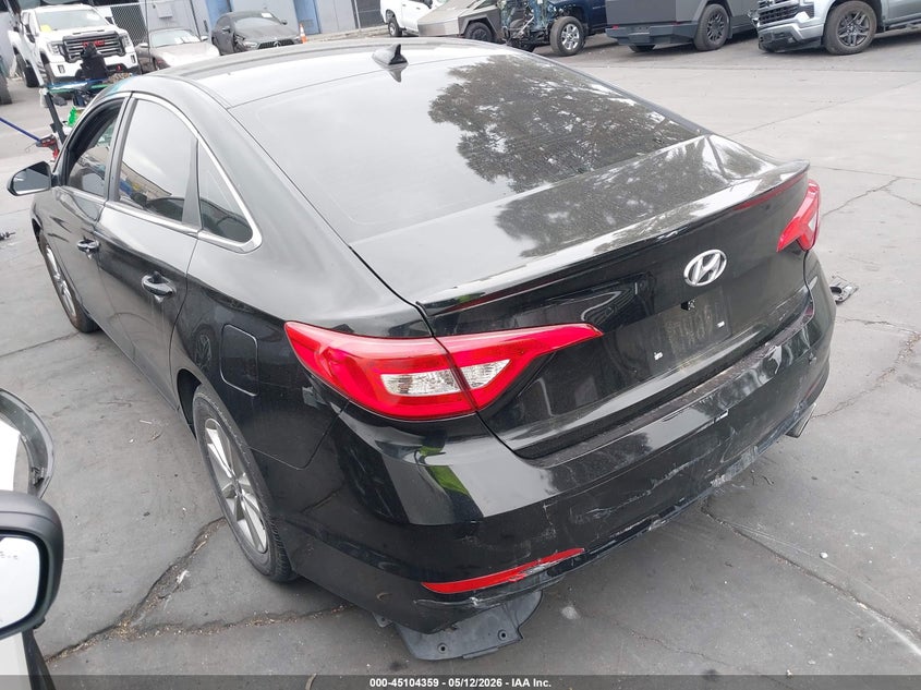 2017 Hyundai Sonata VIN 5NPE24AF0HH572887 IAAI salvage auction — RIGHT FRONT, Salvage Certificate (California), sold $1,350 on 2026-07-19 (photo 3)